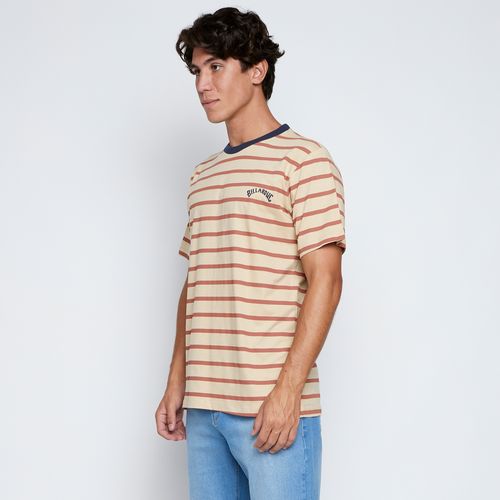 Camiseta Billabong M/C Crew Stripe Multi Cores