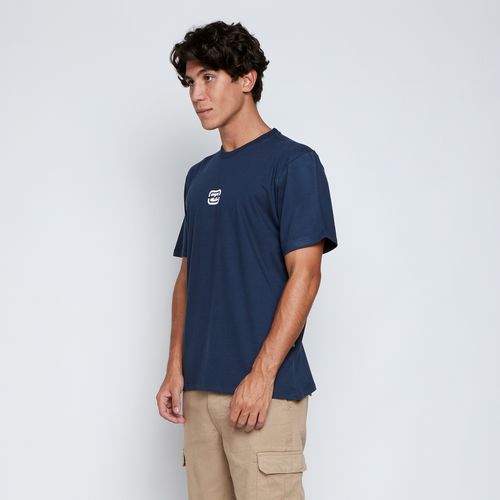Camiseta Billabong M/C Bracket Wave Marinho