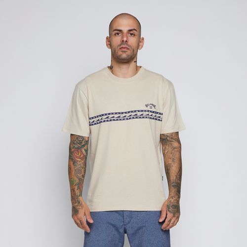 Camiseta Billabong M/C Wave Stripe Areia