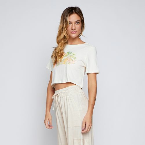 Camiseta Billabong M/C By The Sea Off White