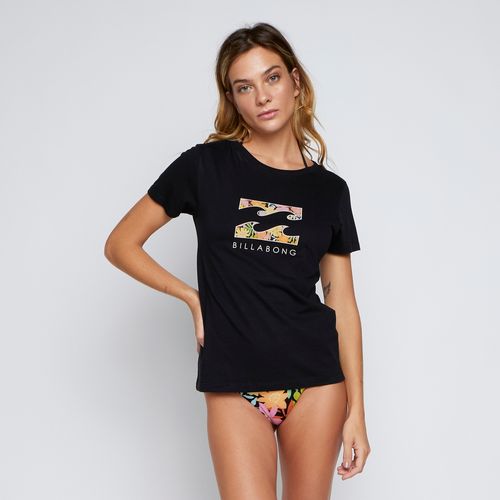 Camiseta Billabong M/C Mas Aloha Preto