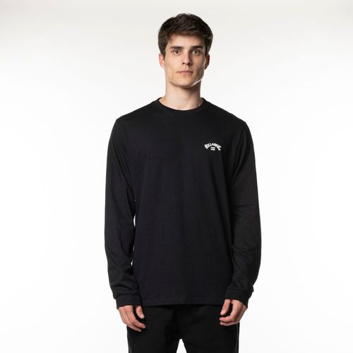 Camiseta Billabong M/L Small Arch Preto