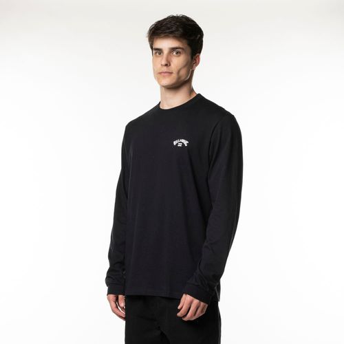 Camiseta Billabong M/L Small Arch Preto