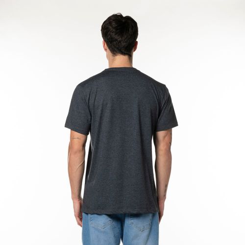 Camiseta Billabong M/C Walled IV Cinza Escuro Mescla