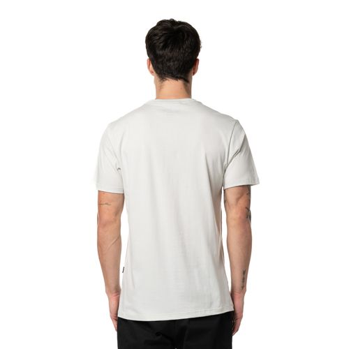 Camiseta Billabong M/C Bracket Wave Cinza Claro
