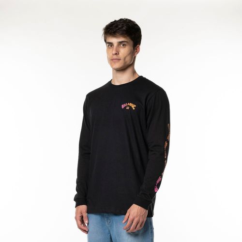 Camiseta Billabong M/L Snaking Arches Preto