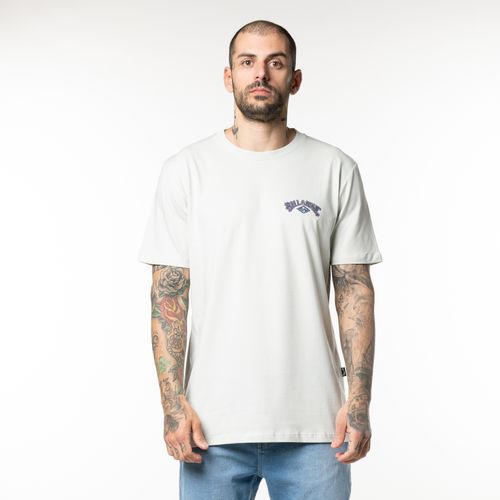Camiseta Billabong M/C Arch Wave II Cinza Claro