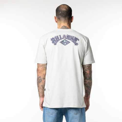 Camiseta Billabong M/C Arch Wave II Cinza Claro