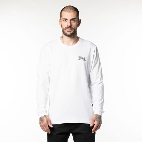 Camiseta Billabong M/L Crossboards Branco