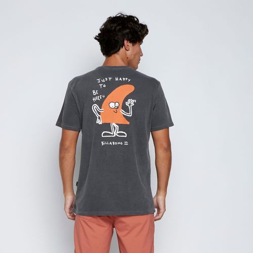 Camiseta Billabong M/C Funghi II WW Preto