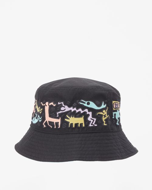 Chapéu Billabong Jam Reversible Bucket Military Black