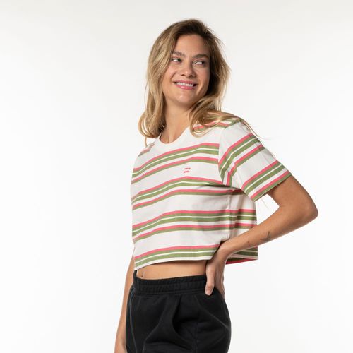 Blusa Billabong M/C Stripe Multi Cores