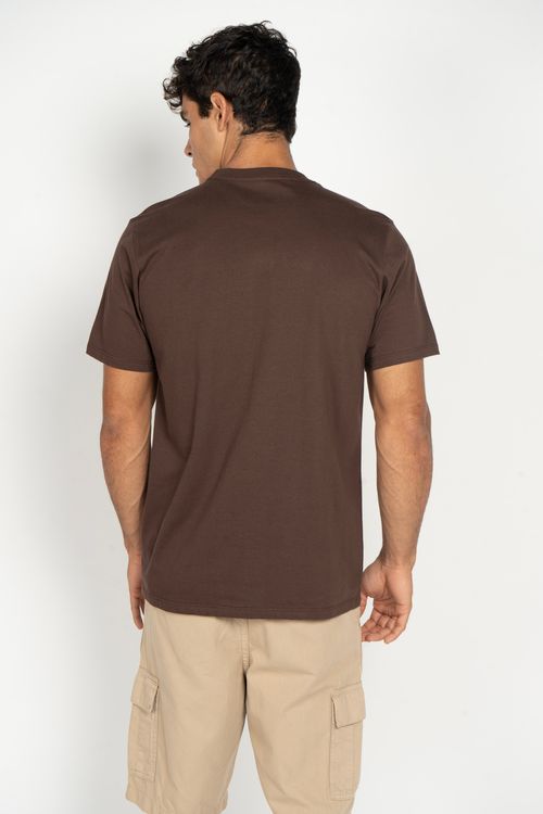 Camiseta Billabong M/C Small Arch Marrom Escuro