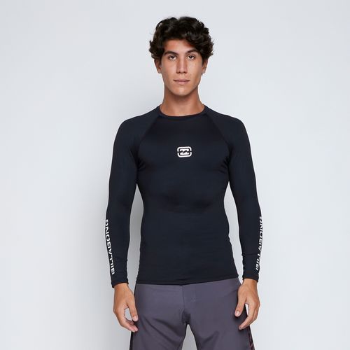 Camiseta Billabong Surf M/L Surf Bracket Wave Preto
