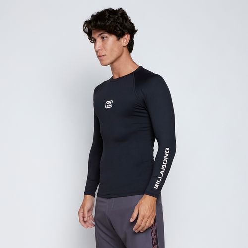 Camiseta Billabong Surf M/L Surf Bracket Wave Preto
