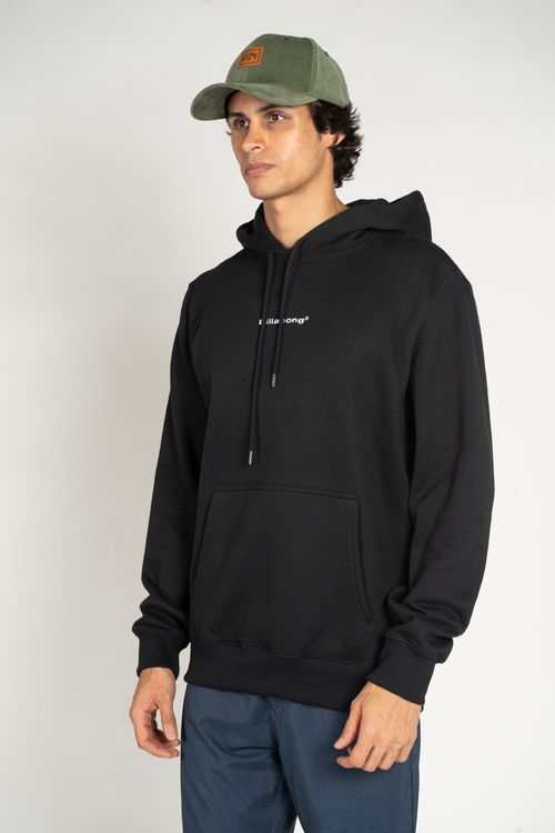Moletom Billabong Fech Smitty Preto