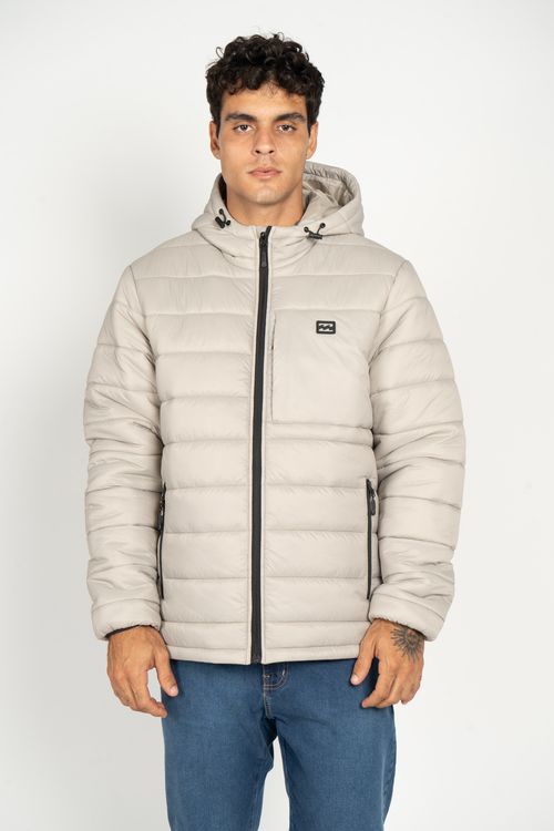 Jaqueta Billabong Rubber Icon Puffer Bege