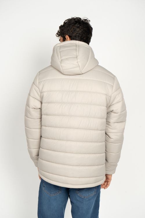 Jaqueta Billabong Rubber Icon Puffer Bege