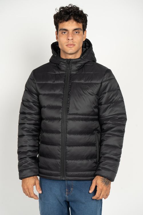 Jaqueta Billabong Rubber Icon Puffer Preta
