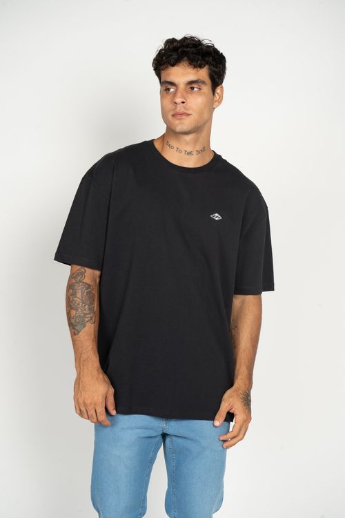 Camiseta Billabong M/C Essential Over Preto