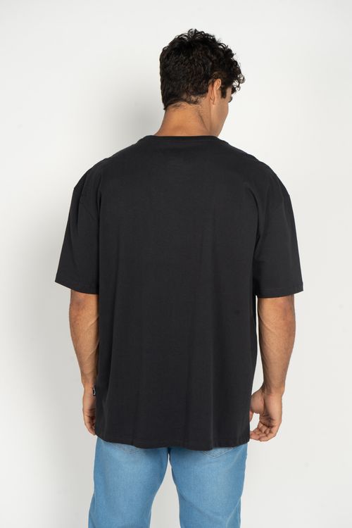 Camiseta Billabong M/C Essential Over Preto