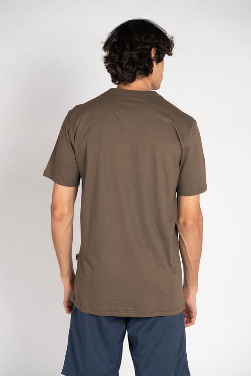 Camiseta Billabong M/C Nuclear Marrom Escuro