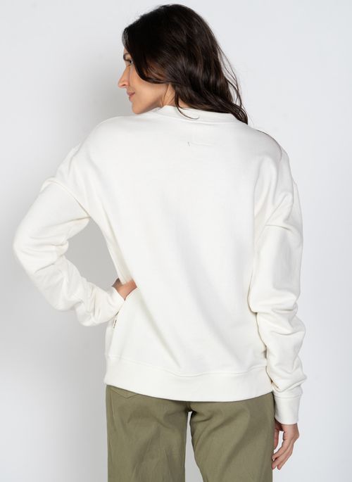 Moletom Billabong Care Ridein Fleece Off White