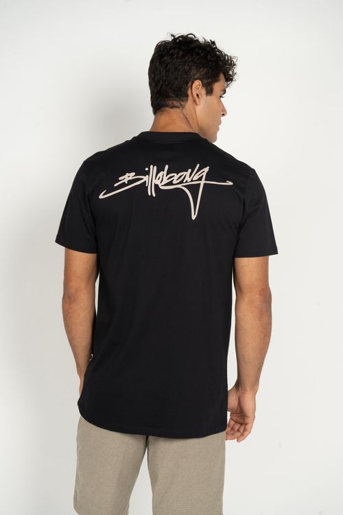 Camiseta Billabong M/C Script Preto