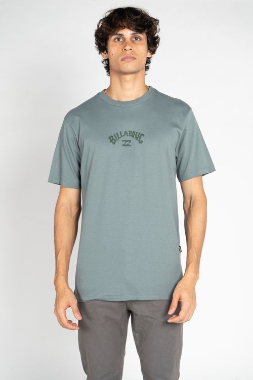 Camiseta Billabong M/C Mid Arch Tn Verde Escuro