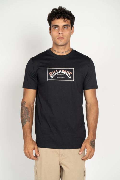 Camiseta Billabong M/C Arch Tn Preto