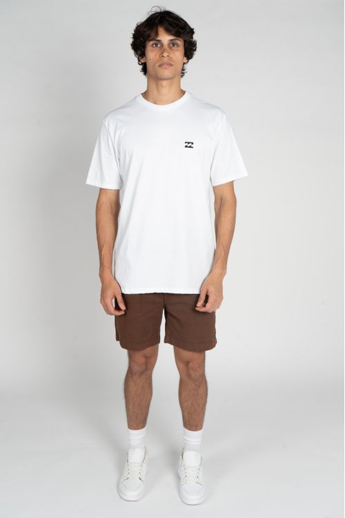 Camiseta Billabong M/C 2Pk Nuclear Font Branco/Preto