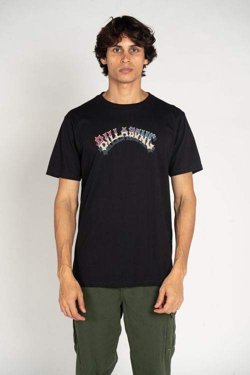 Camiseta Billabong M/C Gradient Arch Preto