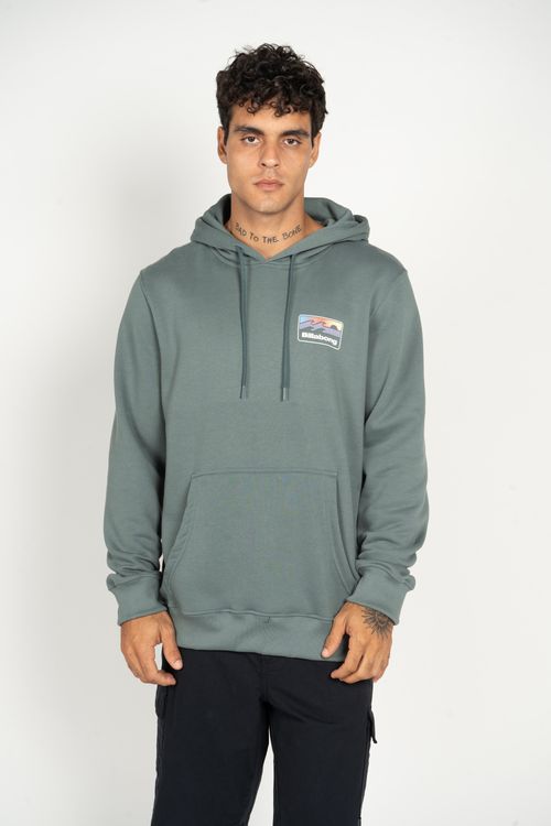 Moletom Billabong Fech Runner Verde Escuro