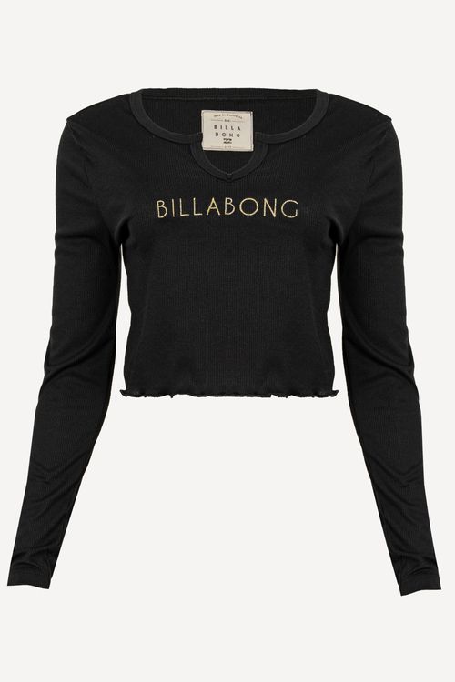 Blusa Billabong M/L Notch 13 Preto
