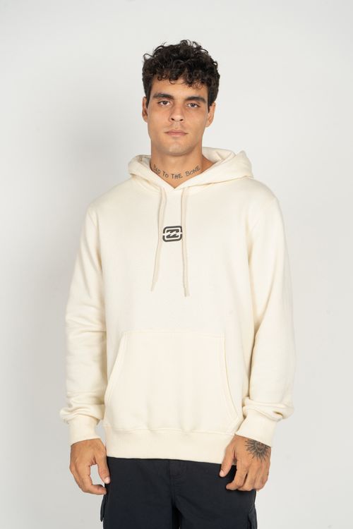 Moletom Billabong Fech Bracket Wave Ps Off White