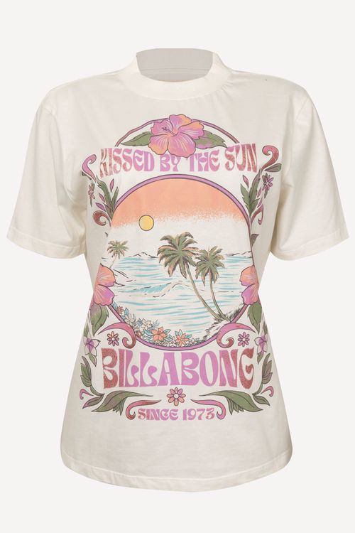 Camiseta Billabong M/C Kissed By The Sun Off White