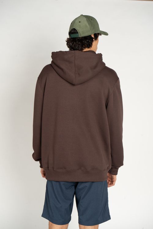 Moletom Billabong Fech Smitty Tn Marrom Escuro