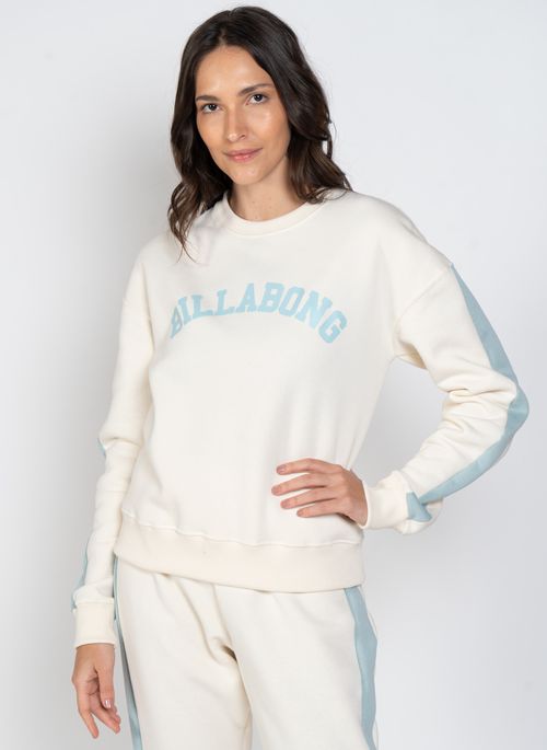 Moletom Billabong Care New School Off White