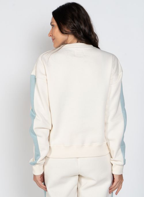 Moletom Billabong Care New School Off White