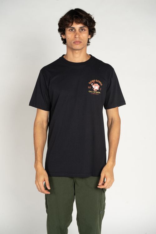 Camiseta Billabong M/C Lunch Break Lamen Preto