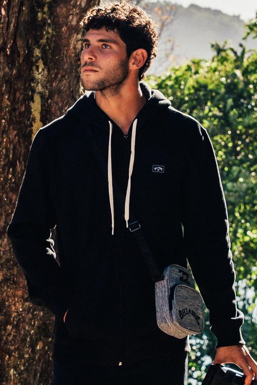 Moletom Billabong Aber Small Arch Patch Preto