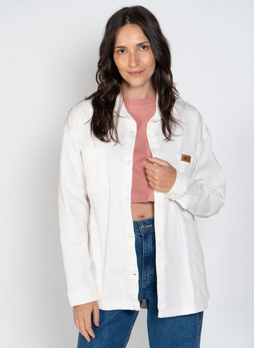 Jaqueta Billabong Every Time Shacket Off White