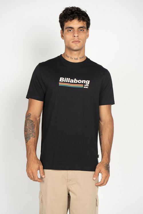 Camiseta Billabong M/C Walled Unit Ii Preto