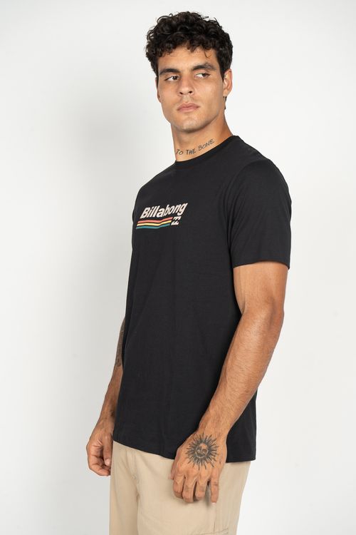 Camiseta Billabong M/C Walled Unit Ii Preto