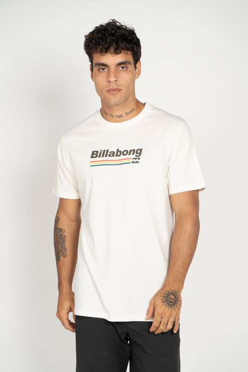 Camiseta Billabong M/C Walled Unit Ii Off White