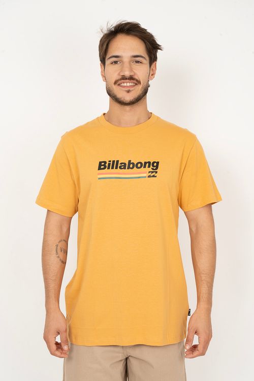 Camiseta Billabong M/C Walled Unit Ii Mostarda