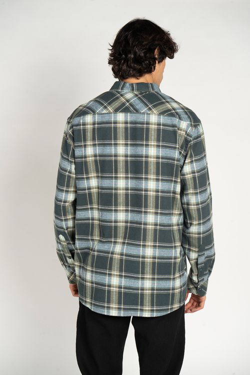 Camisa Billabong M/L Coastline Marinho/Verde