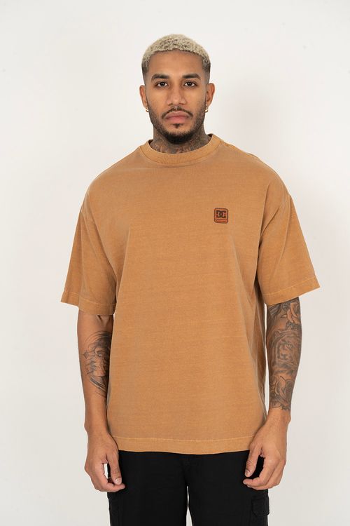 Camiseta DC Shoes M/C Garage Mostarda