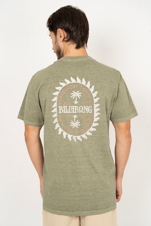 Camiseta Billabong M/C Sun Rays Verde