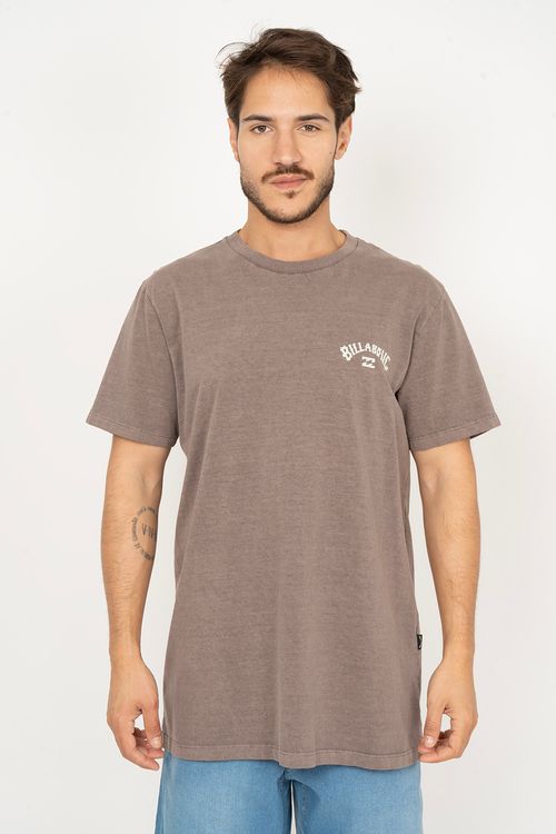 Camiseta Billabong M/C Arch Ww Marrom Escuro